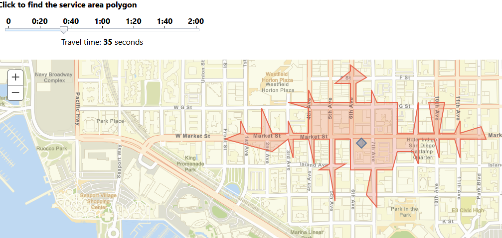 تعیین محدوده سرویس به کمک ArcGIS API