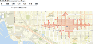 تعیین محدوده سرویس به کمک ArcGIS API