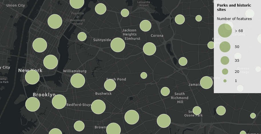 کلاس بندی اطلاعات به کمک ابزار ArcGIS API