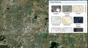 ایجاد انواع نقشه های پایه به کمک کتابخانه Arcgis API