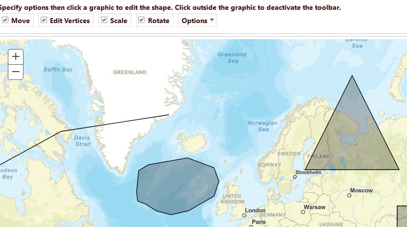 ابزار ویرایش لایه به کمک ArcGIS API
