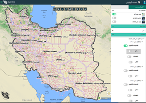 به‌روزرسانی سرویس تقسیمات کشوری جمهوری اسلامی ایران
