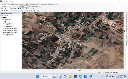 انجام عملیات گویاسازی رقومی از شهر باروق (استان آذربایجان غربی)